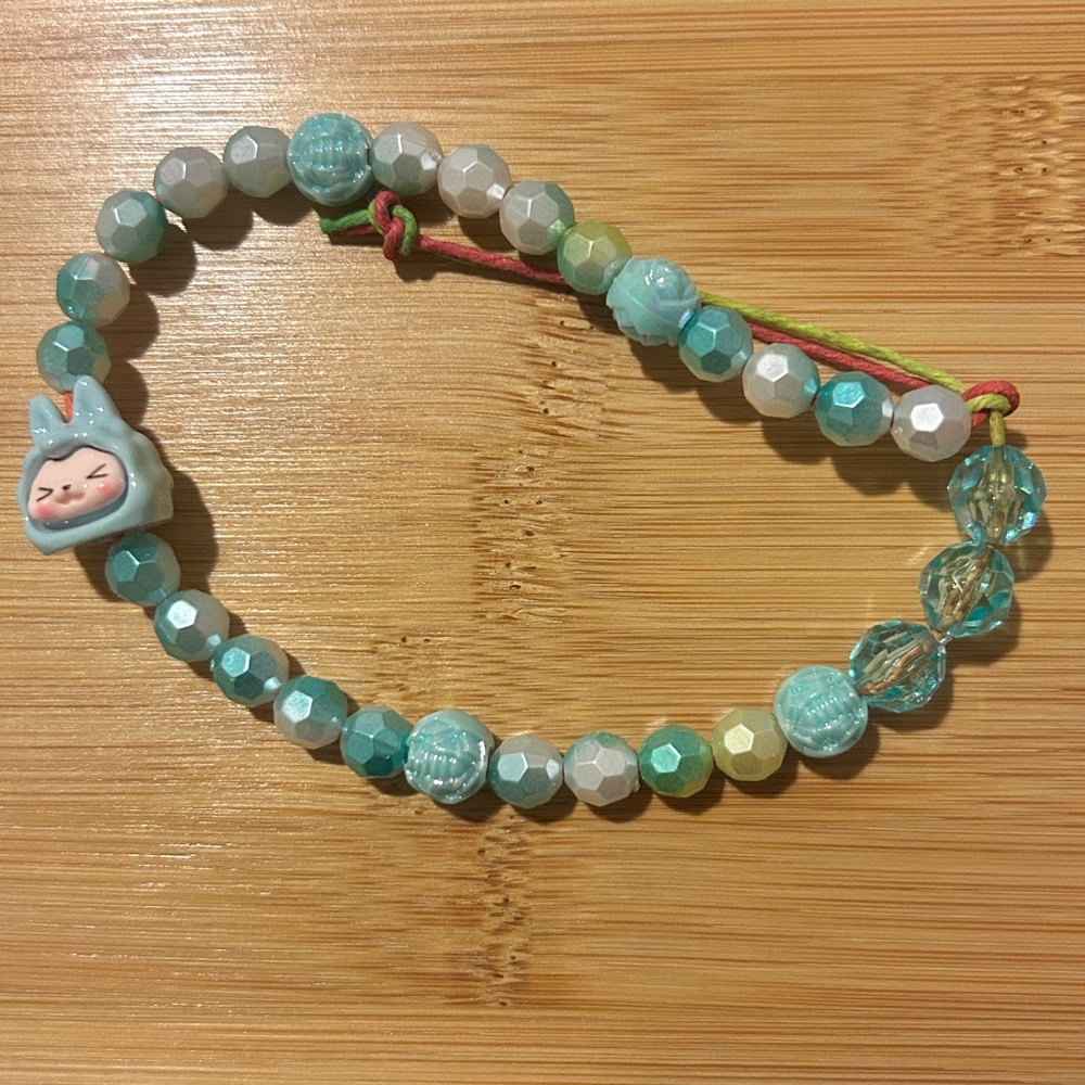 Hope labubu phone charm wristlet